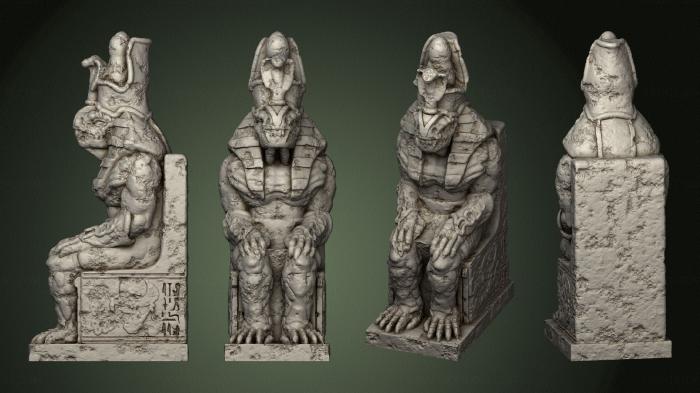Egyptian statues and reliefs (STKE_0241) 3D model for CNC machine