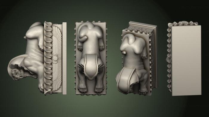 Egyptian statues and reliefs (STKE_0246) 3D model for CNC machine