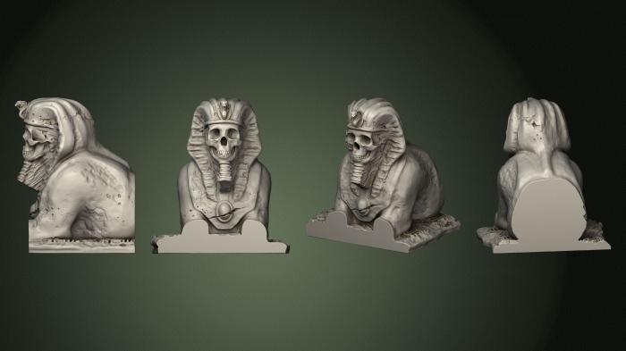 Egyptian statues and reliefs (STKE_0247) 3D model for CNC machine