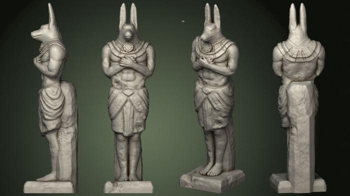 Egyptian statues and reliefs (STKE_0252) 3D model for CNC machine