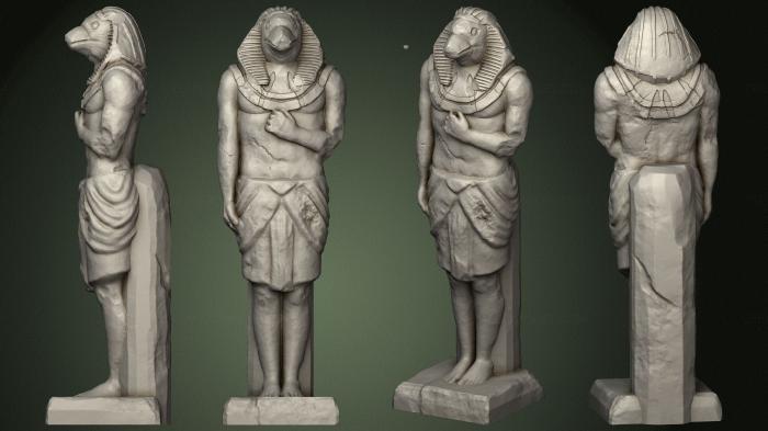 Egyptian statues and reliefs (STKE_0254) 3D model for CNC machine