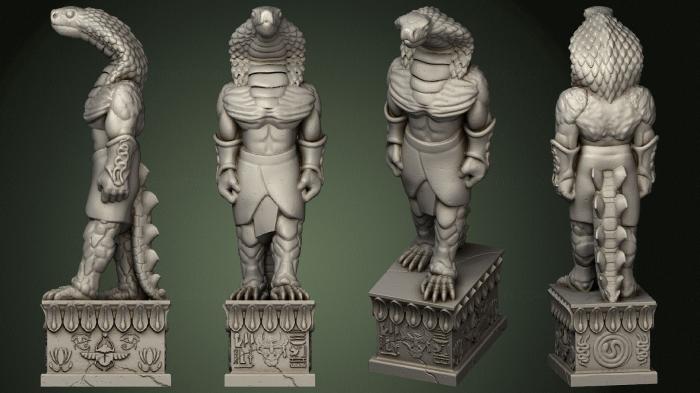 Egyptian statues and reliefs (STKE_0256) 3D model for CNC machine