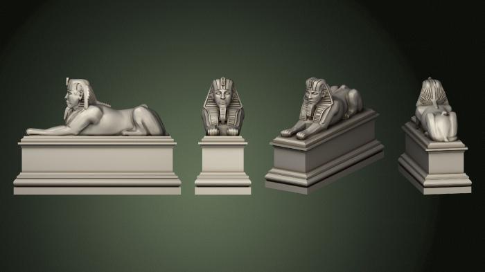 Egyptian statues and reliefs (STKE_0259) 3D model for CNC machine