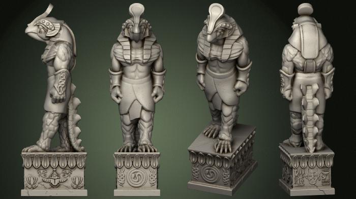 Egyptian statues and reliefs (STKE_0264) 3D model for CNC machine
