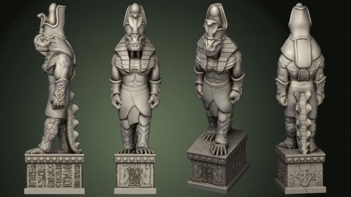 Egyptian statues and reliefs (STKE_0266) 3D model for CNC machine
