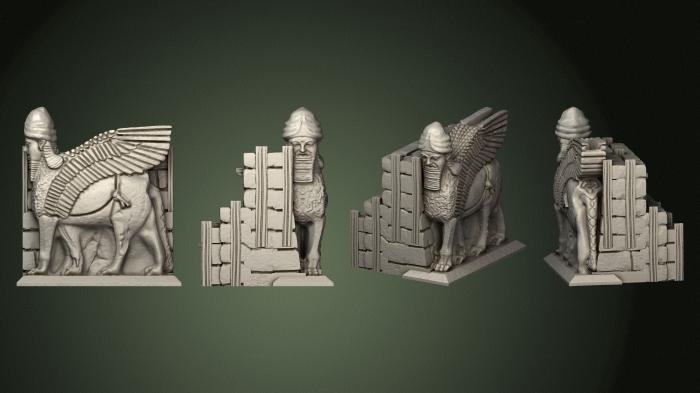 Egyptian statues and reliefs (STKE_0268) 3D model for CNC machine