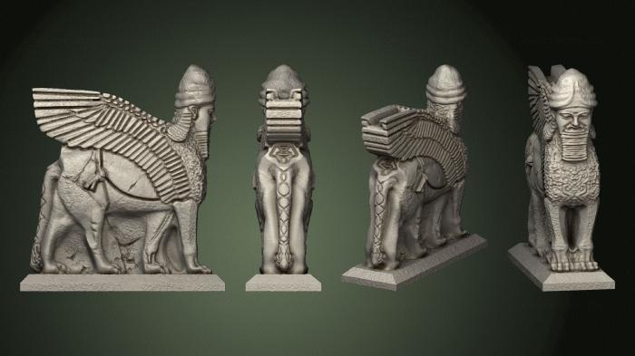 Egyptian statues and reliefs (STKE_0269) 3D model for CNC machine