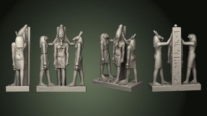 Egyptian statues and reliefs (STKE_0277) 3D model for CNC machine