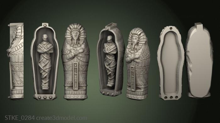 Egyptian statues and reliefs (STKE_0284) 3D model for CNC machine