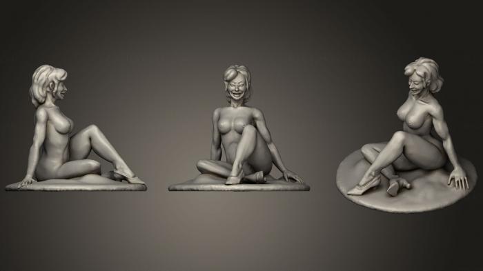 Figurines of girls (STKGL_0329) 3D model for CNC machine