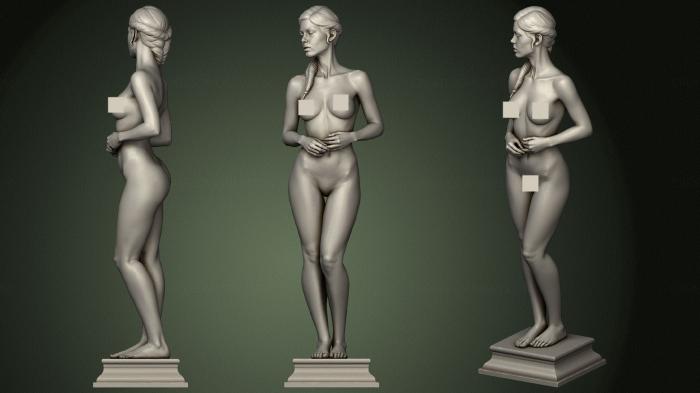 Figurines of girls (STKGL_0439) 3D model for CNC machine