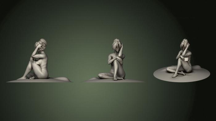 Figurines of girls (STKGL_0444) 3D model for CNC machine