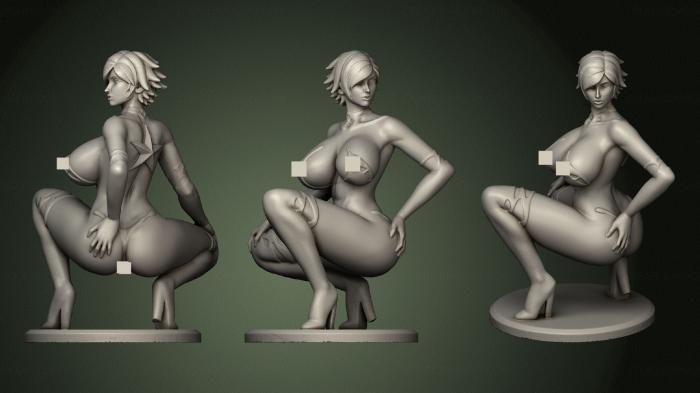 Figurines of girls (STKGL_0451) 3D model for CNC machine