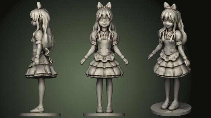 Figurines of girls (STKGL_0461) 3D model for CNC machine