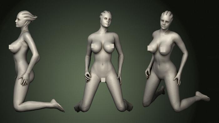 Figurines of girls (STKGL_0470) 3D model for CNC machine