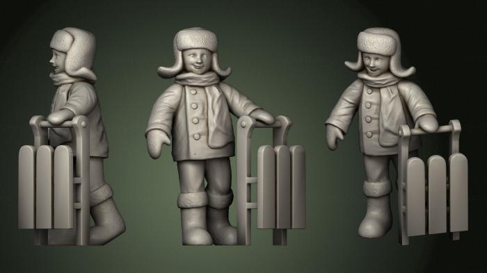 Figurines of people (STKH_0290) 3D model for CNC machine