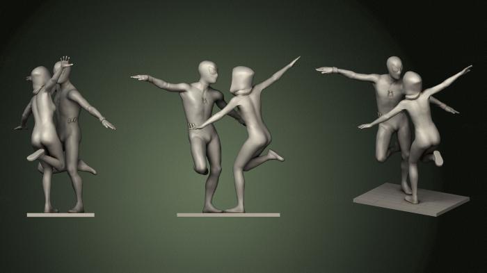 Figurines of people (STKH_0342) 3D model for CNC machine