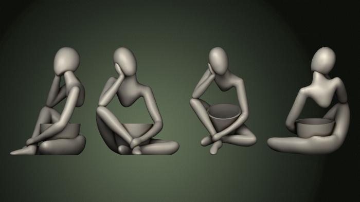 Figurines of people (STKH_0448) 3D model for CNC machine