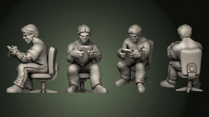 Figurines of people (STKH_0509) 3D model for CNC machine