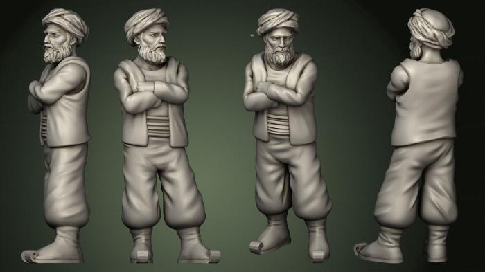 Figurines of people (STKH_0535) 3D model for CNC machine