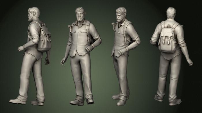 Figurines of people (STKH_0746) 3D model for CNC machine