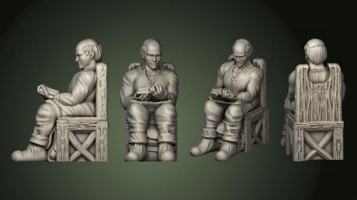 Figurines of people (STKH_0761) 3D model for CNC machine