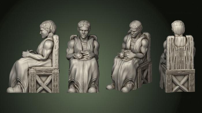 Figurines of people (STKH_0762) 3D model for CNC machine