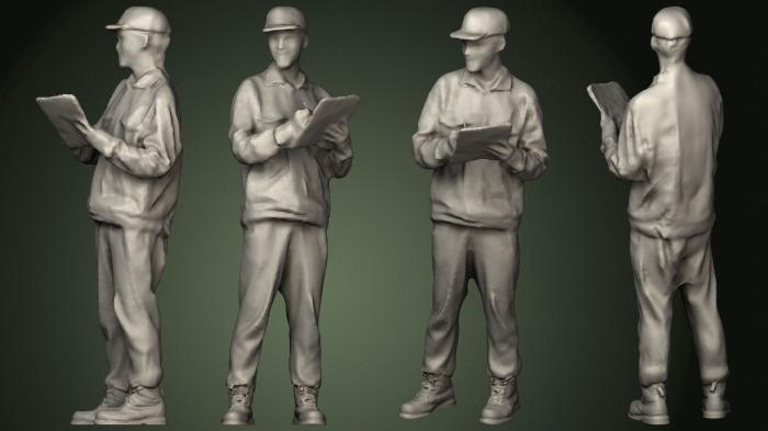 Figurines of people (STKH_0770) 3D model for CNC machine
