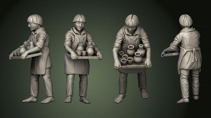 Figurines of people (STKH_0850) 3D model for CNC machine