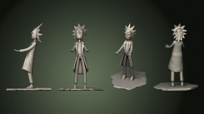 Figurines of people (STKH_0902) 3D model for CNC machine