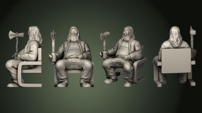Figurines of people (STKH_0933) 3D model for CNC machine