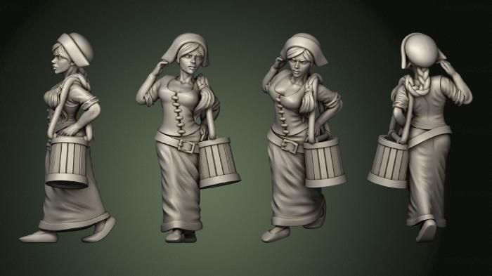 Figurines of people (STKH_0948) 3D model for CNC machine