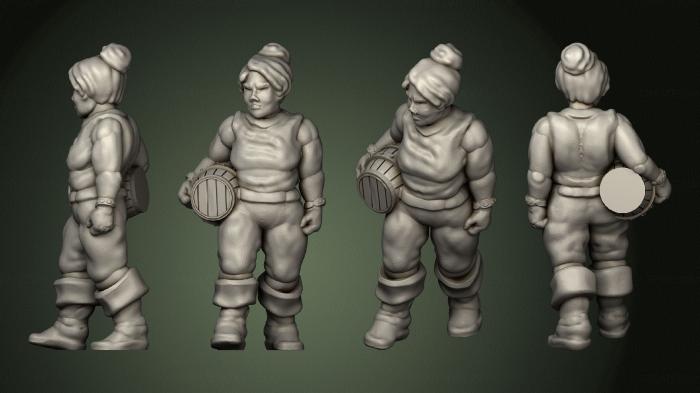 Figurines of people (STKH_0958) 3D model for CNC machine