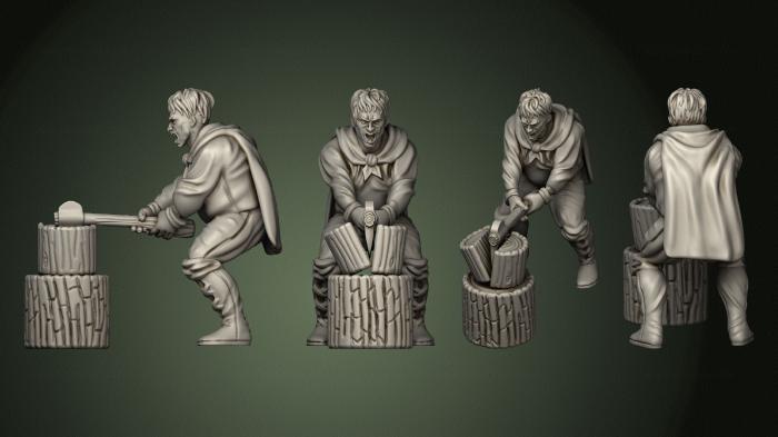 Figurines of people (STKH_0995) 3D model for CNC machine