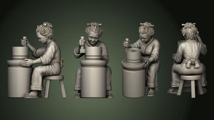 Figurines of people (STKH_1004) 3D model for CNC machine