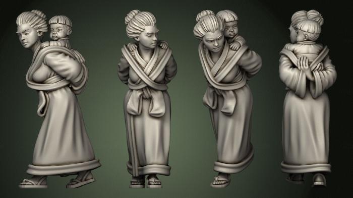 Figurines of people (STKH_1005) 3D model for CNC machine