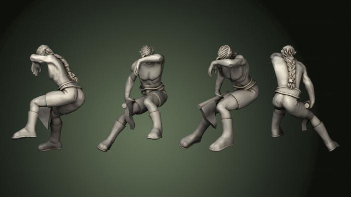 Figurines of people (STKH_1018) 3D model for CNC machine