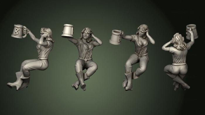 Figurines of people (STKH_1040) 3D model for CNC machine