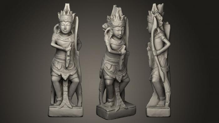 Indian sculptures (STKI_0066) 3D model for CNC machine