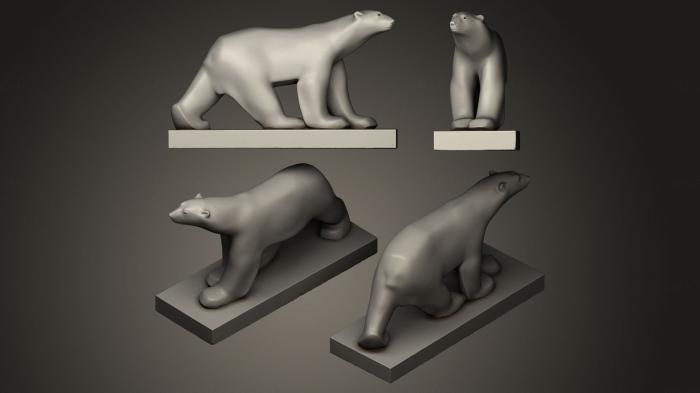 Animal figurines (STKJ_0093) 3D model for CNC machine