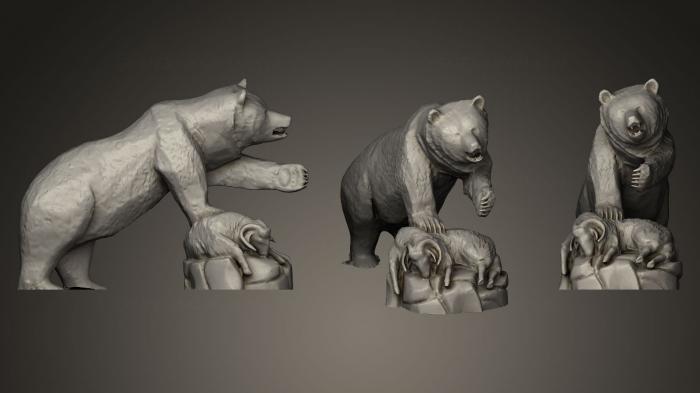 Animal figurines (STKJ_0166) 3D model for CNC machine