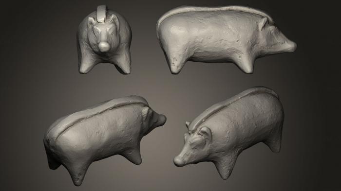 Animal figurines (STKJ_0187) 3D model for CNC machine