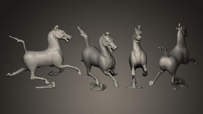 Animal figurines (STKJ_0291) 3D model for CNC machine