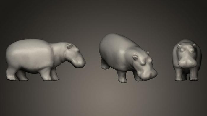 Animal figurines (STKJ_0314) 3D model for CNC machine