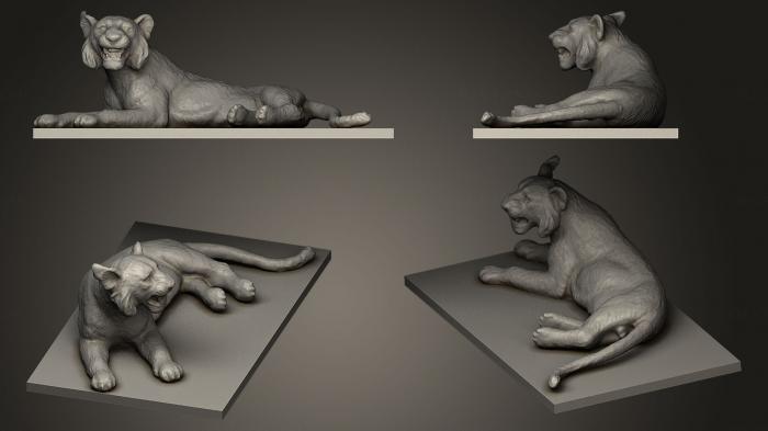 Animal figurines (STKJ_0361) 3D model for CNC machine