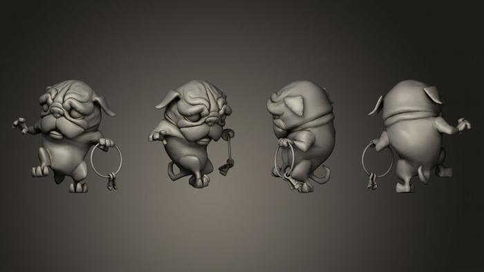 Animal figurines (STKJ_0405) 3D model for CNC machine