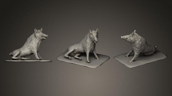 Animal figurines (STKJ_0426) 3D model for CNC machine