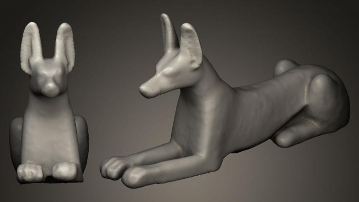 Animal figurines (STKJ_0446) 3D model for CNC machine