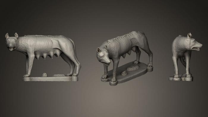 Animal figurines (STKJ_0451) 3D model for CNC machine