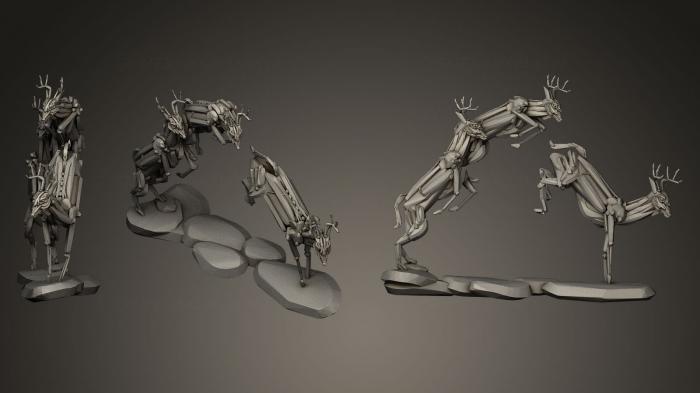 Animal figurines (STKJ_0471) 3D model for CNC machine